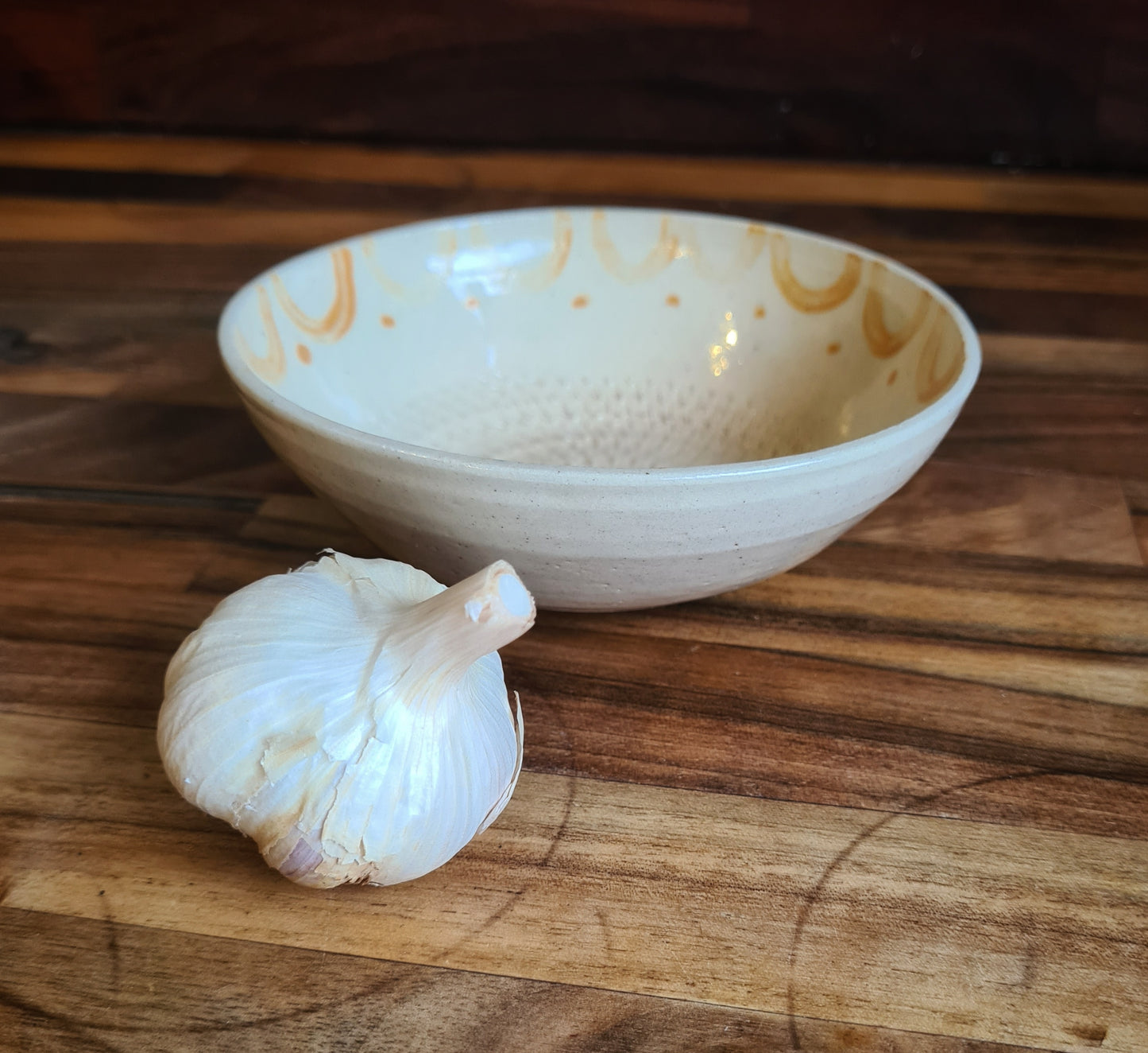 Garlic/ginger grater - yellow