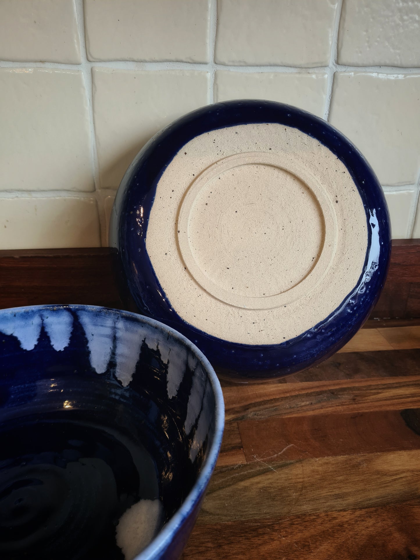 Large bowls - dark blue