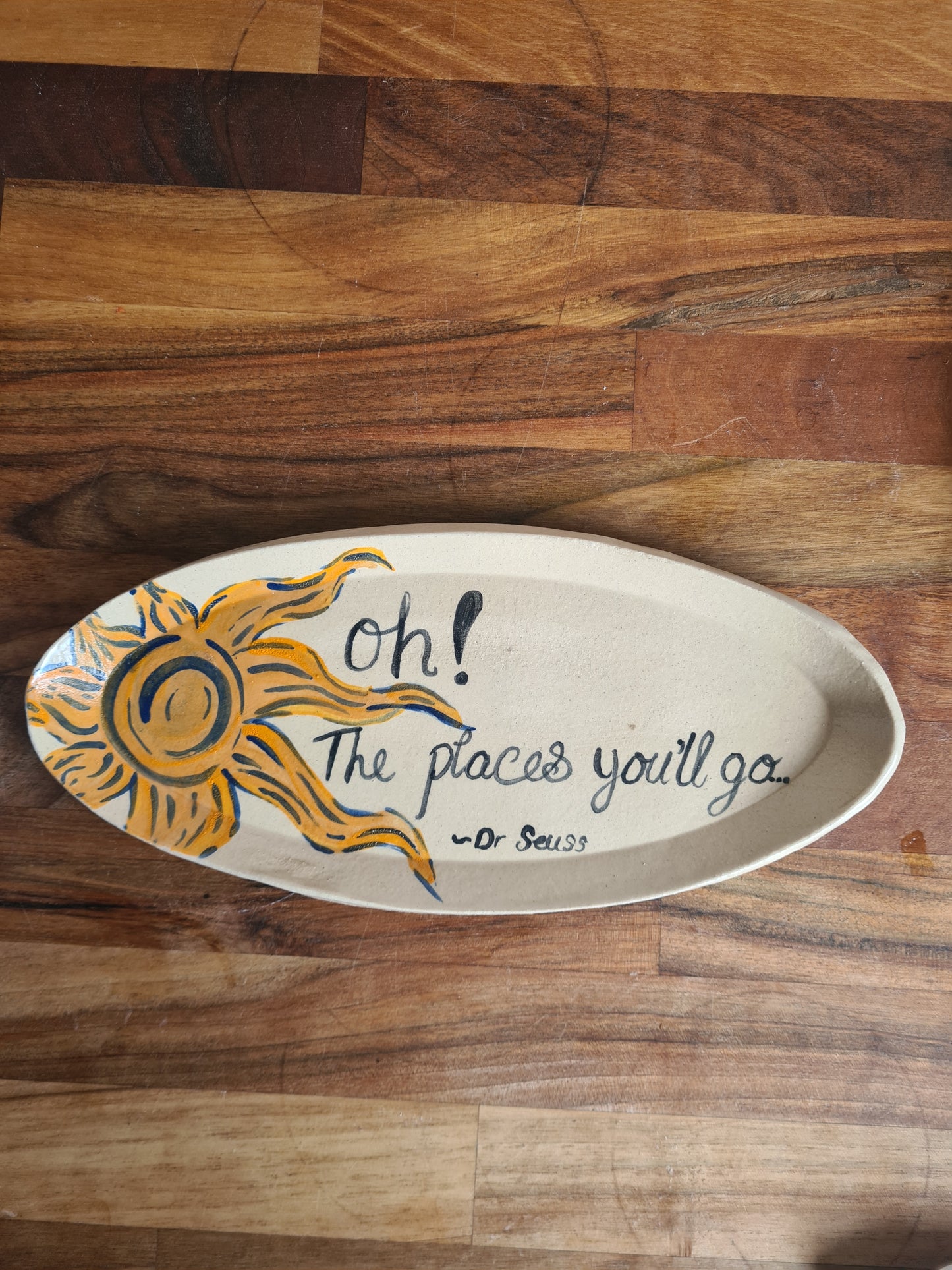 Oh! The places...medium platter