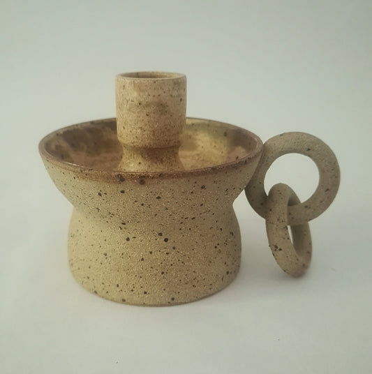 Double bowl candle holder
