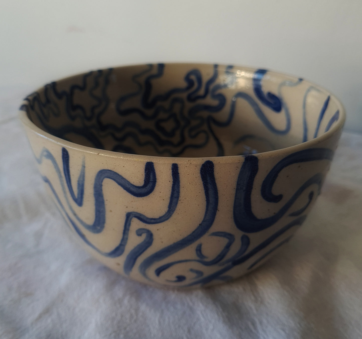 Sea strokes bowl