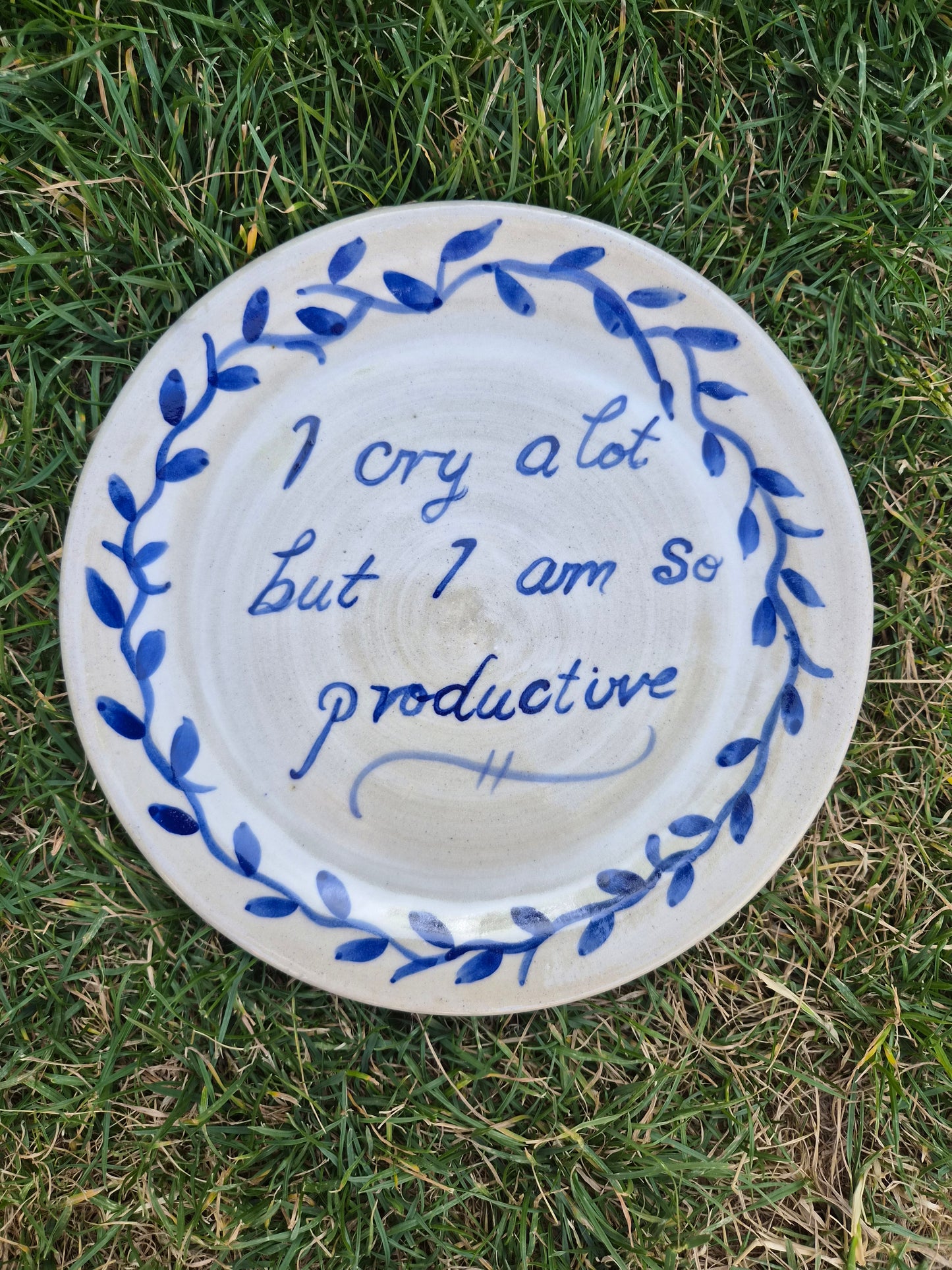 'I cry' plate - 3