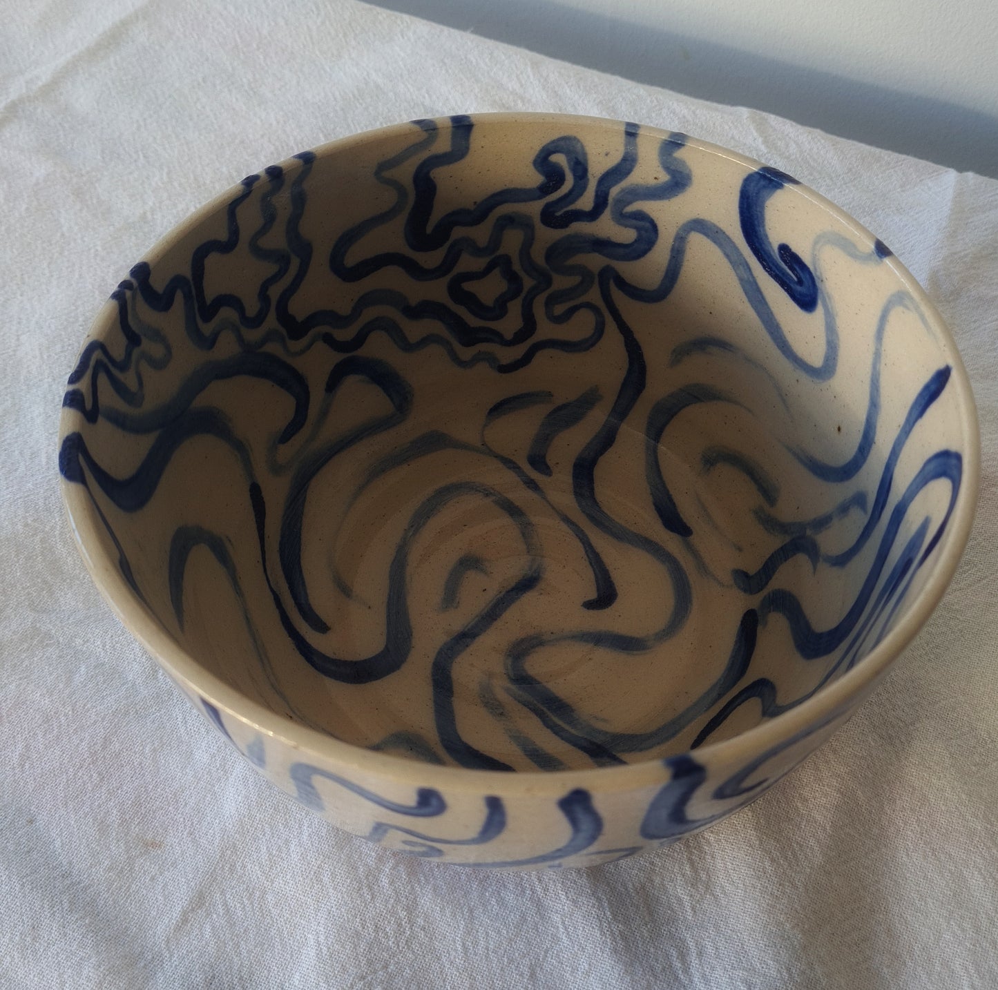 Sea strokes bowl