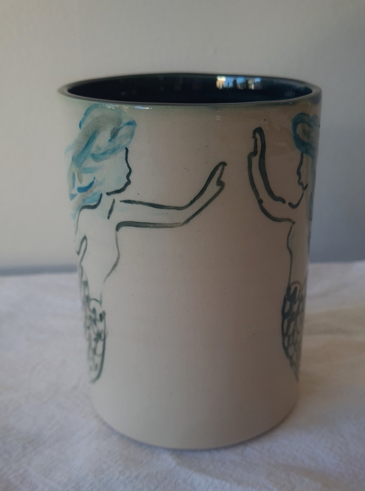 Mermaid vase