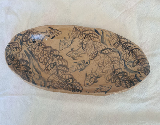 Fishes medium platter