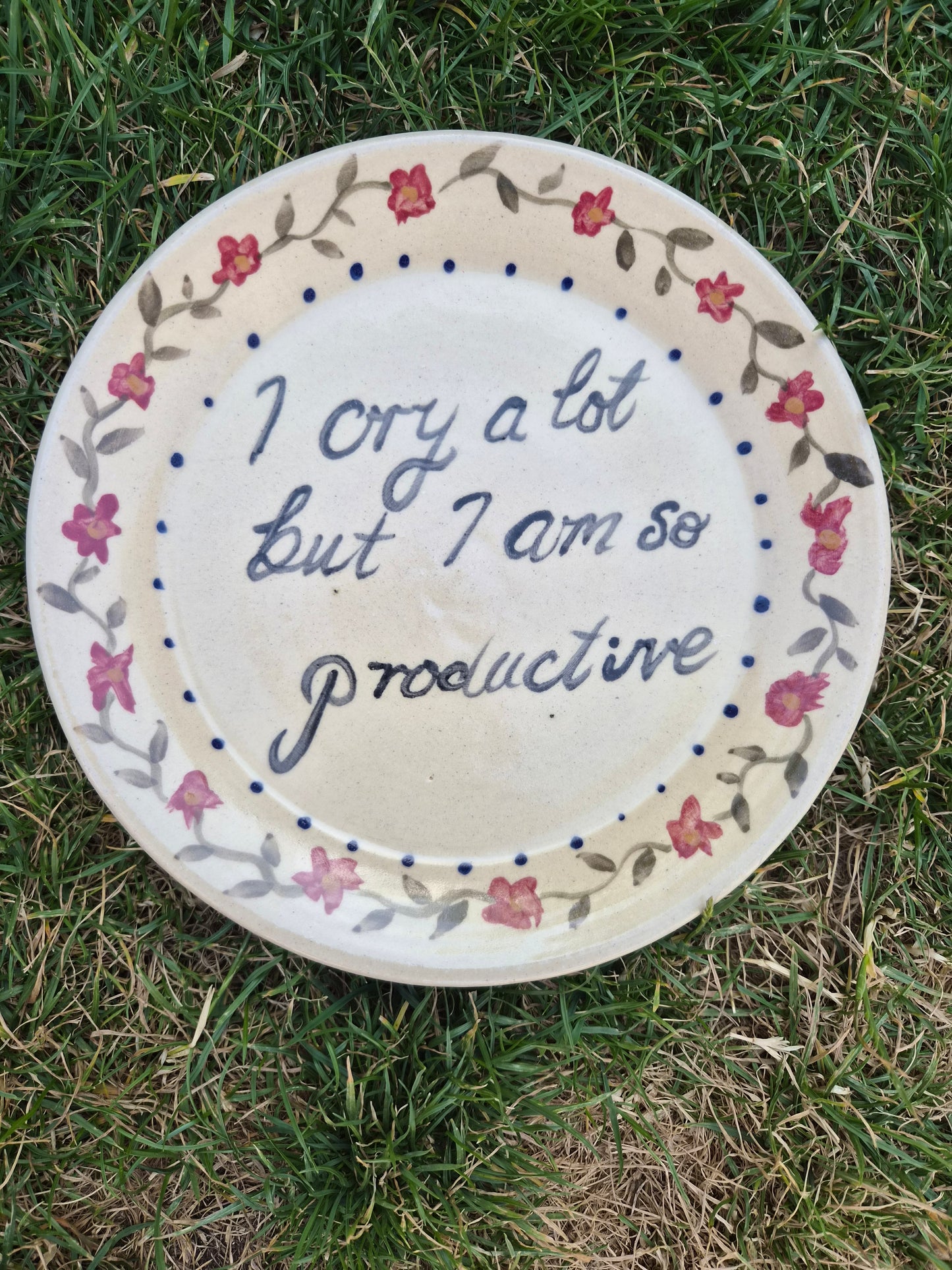 'I cry' plate - 2