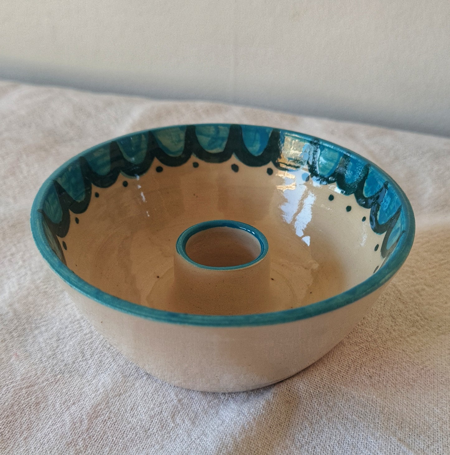 Candle bowl (scalloped)