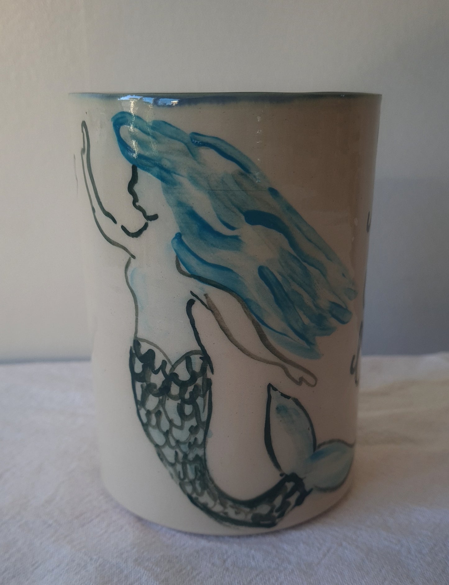 Mermaid vase