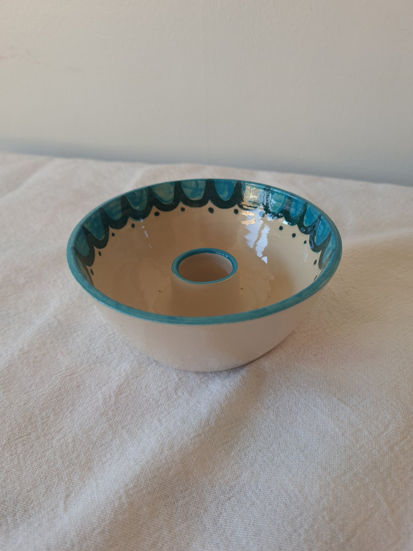 Candle bowl (scalloped)