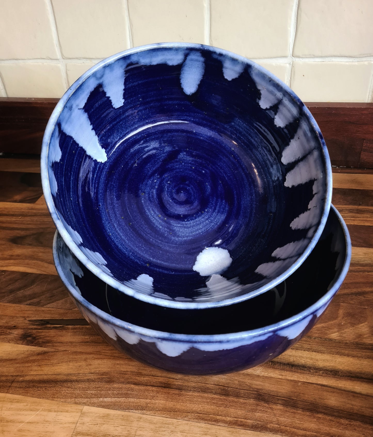 Large bowls - dark blue