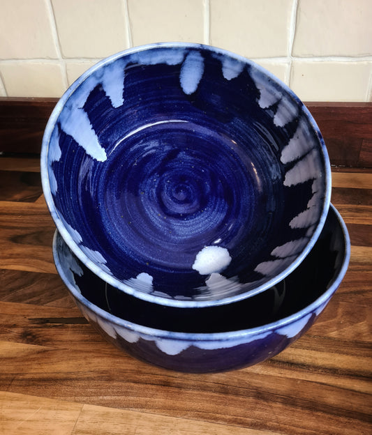 Large bowls - dark blue