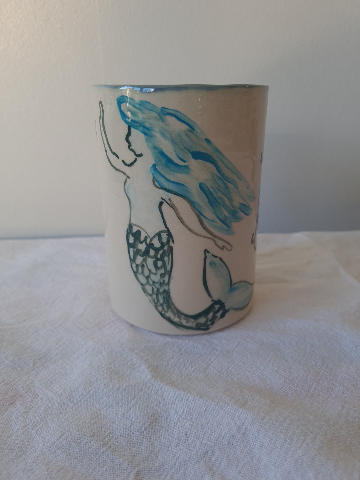 Mermaid vase