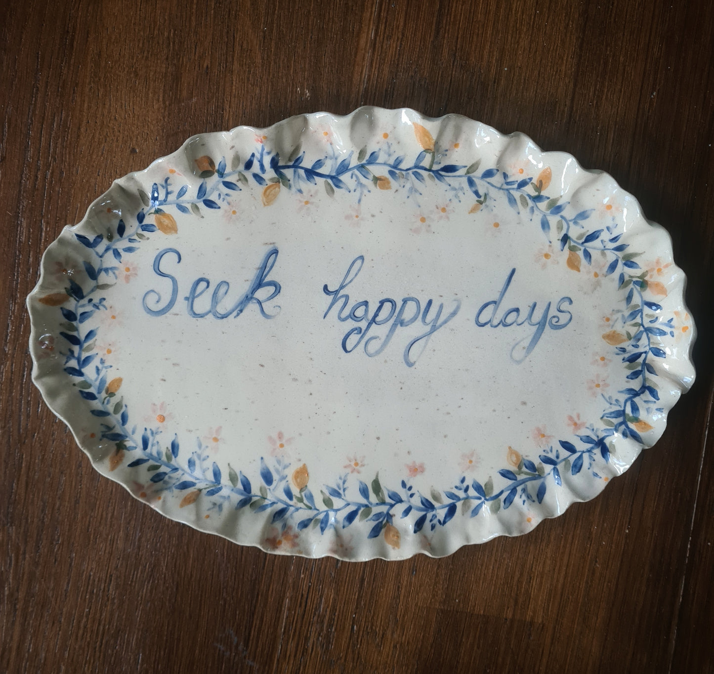Seek Happy Days platter